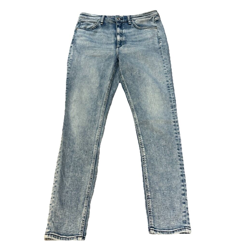 Rag & Bone Nina High Rise Skinny Jeans Light Acid Wash Stretch Denim 30